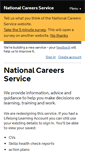 Mobile Screenshot of nationalcareersservice.direct.gov.uk